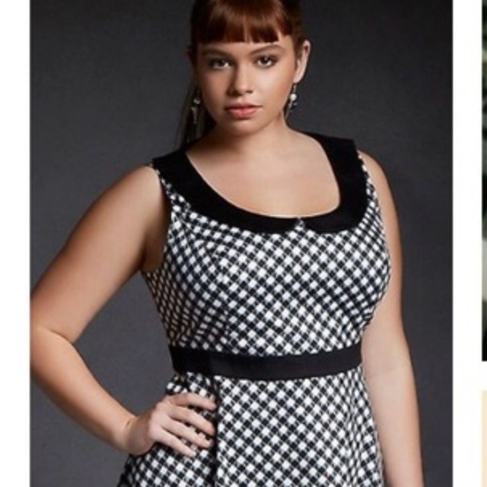 Torrid Orphan Black Gingham Midi Dress
